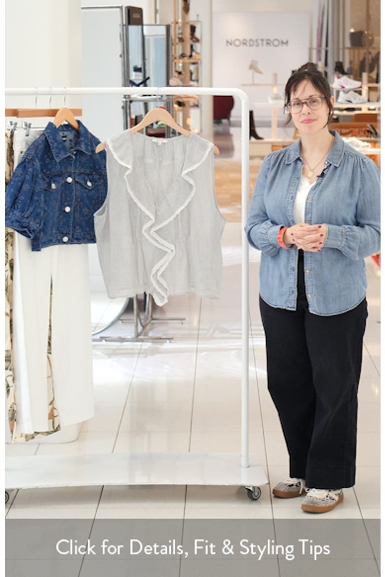 The Blaire Ruffle Sleeveless Top video