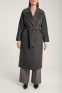 1982 Pure Cashmere Wrap Belted Midi Coat