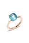selected Rose Gold/ Sky Blue Topaz