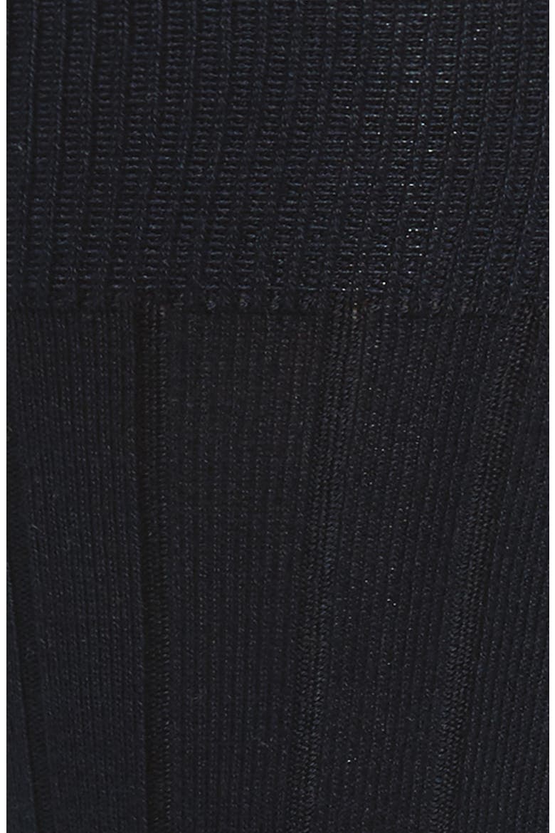 3-Pack Wide Rib Dress Socks, Alternate, color, NAVY