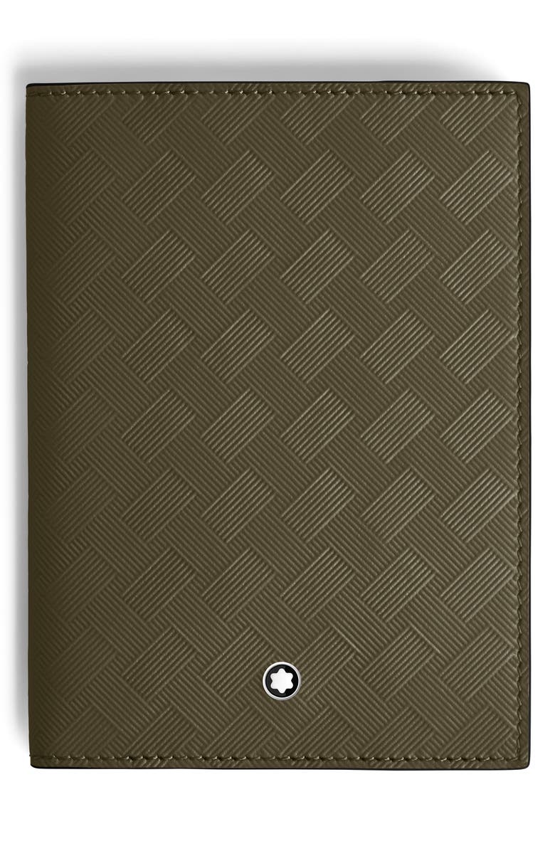 Montblanc Extreme 3.0 Leather Passport Case, Main, color, Khaki