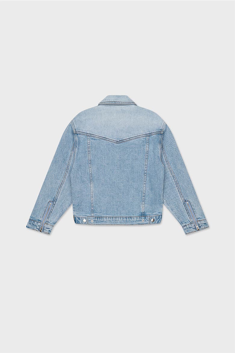 Denim Jacket, Alternate, color, Vintage Indigo