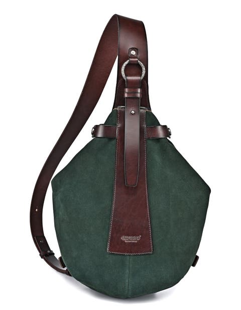 Daisy Genuine Leather Organized Sling Bag