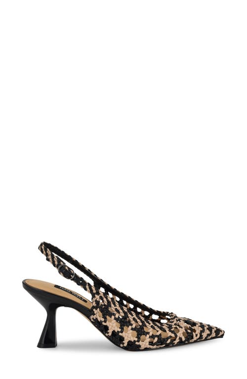 Nine West Madalene Pointed Toe Slingback Pump In Black 001