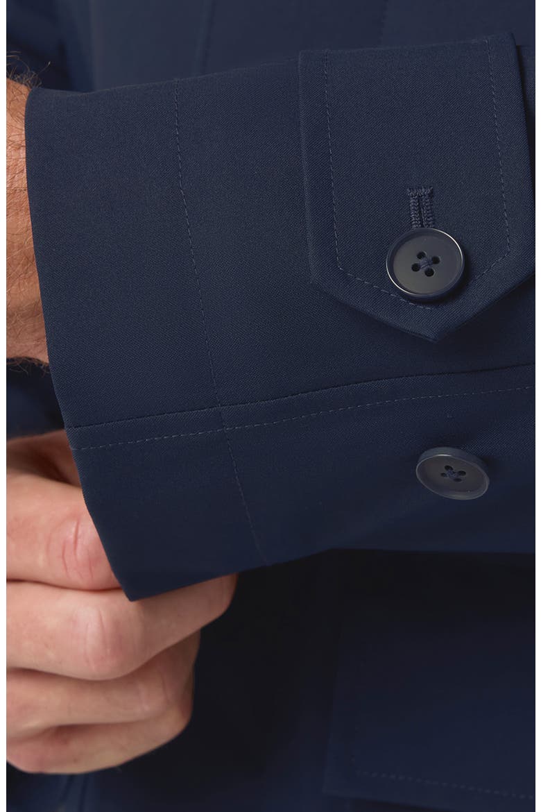 Ford Water Resistant Topcoat, Alternate, color, NAVY