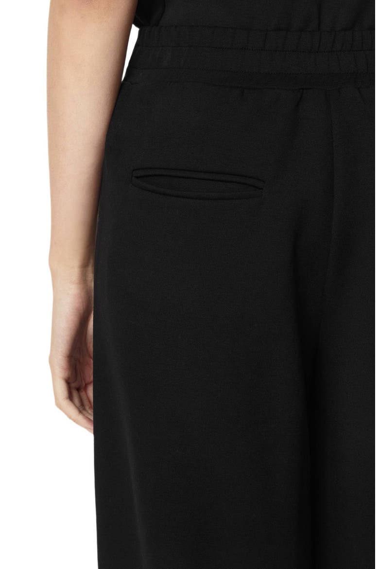 Emilia Wide Leg Trousers, Alternate, color, BLACK