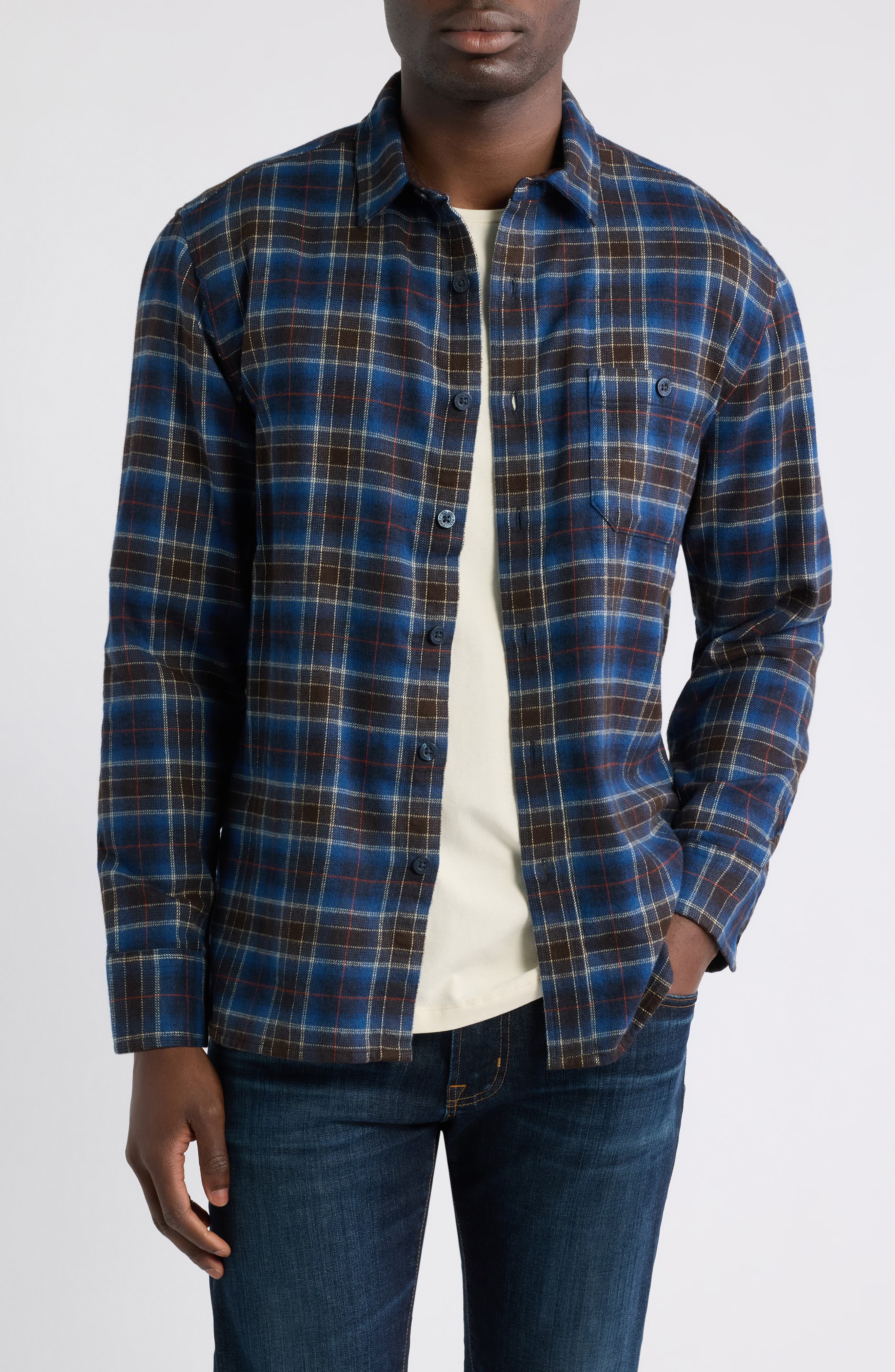 selected NAVY MULTI PLAID