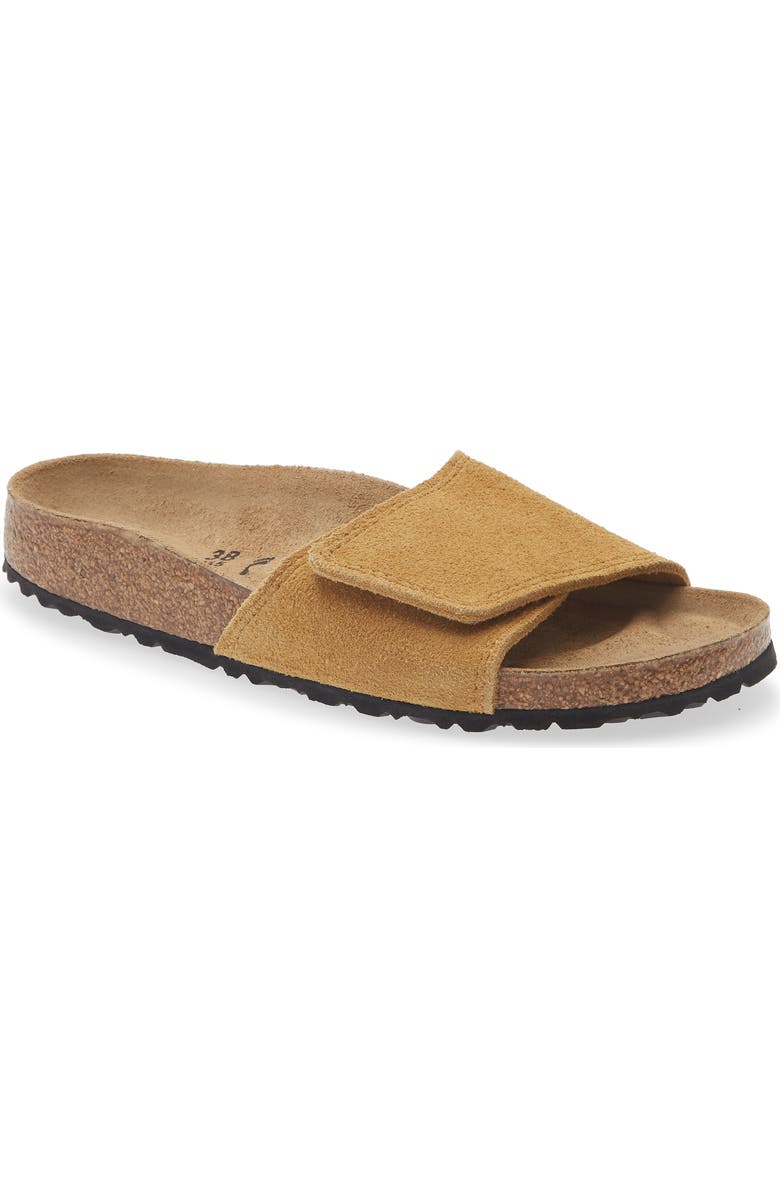 Birkenstock Sylt 2.0 Slide Sandal, Main, color, Cork Brown Suede