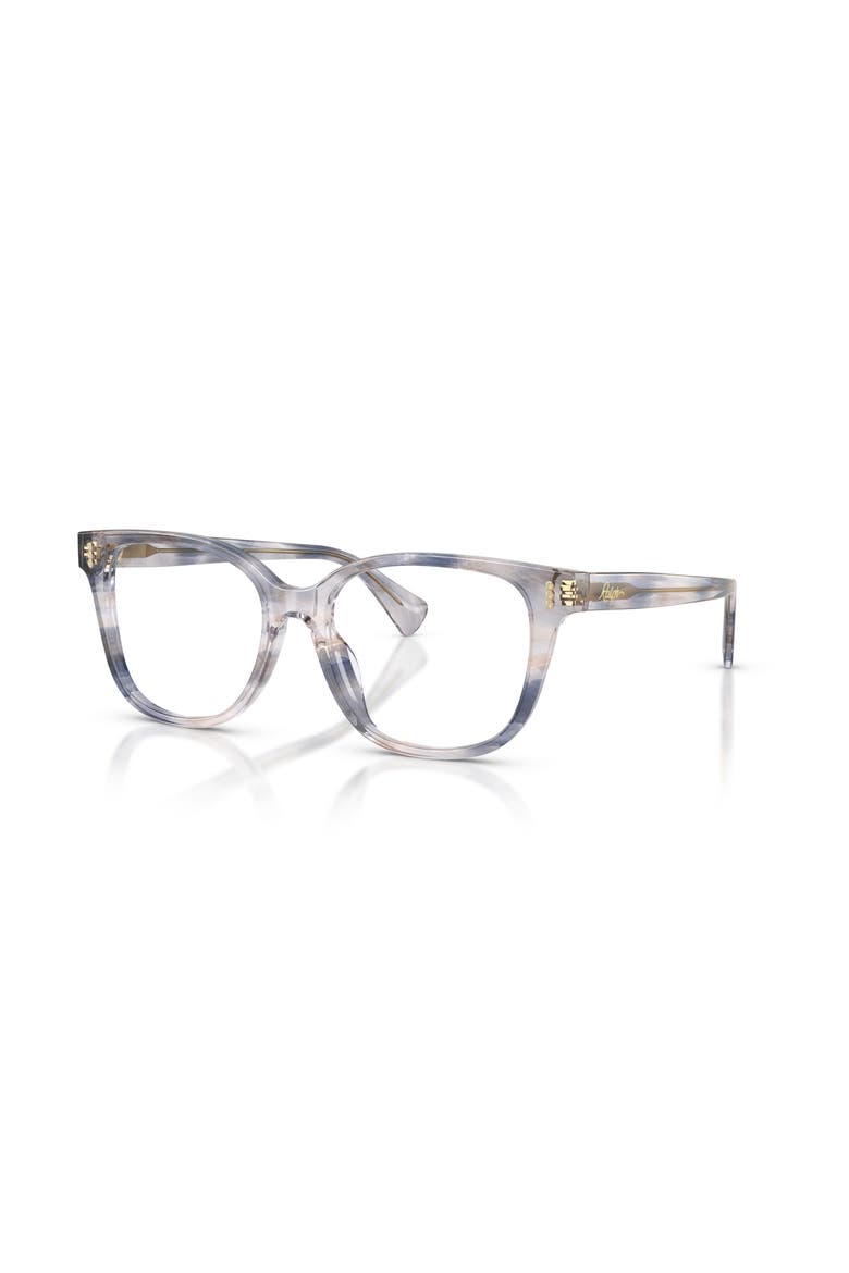 52mm Square optical glasses, Main, color, Tortoise