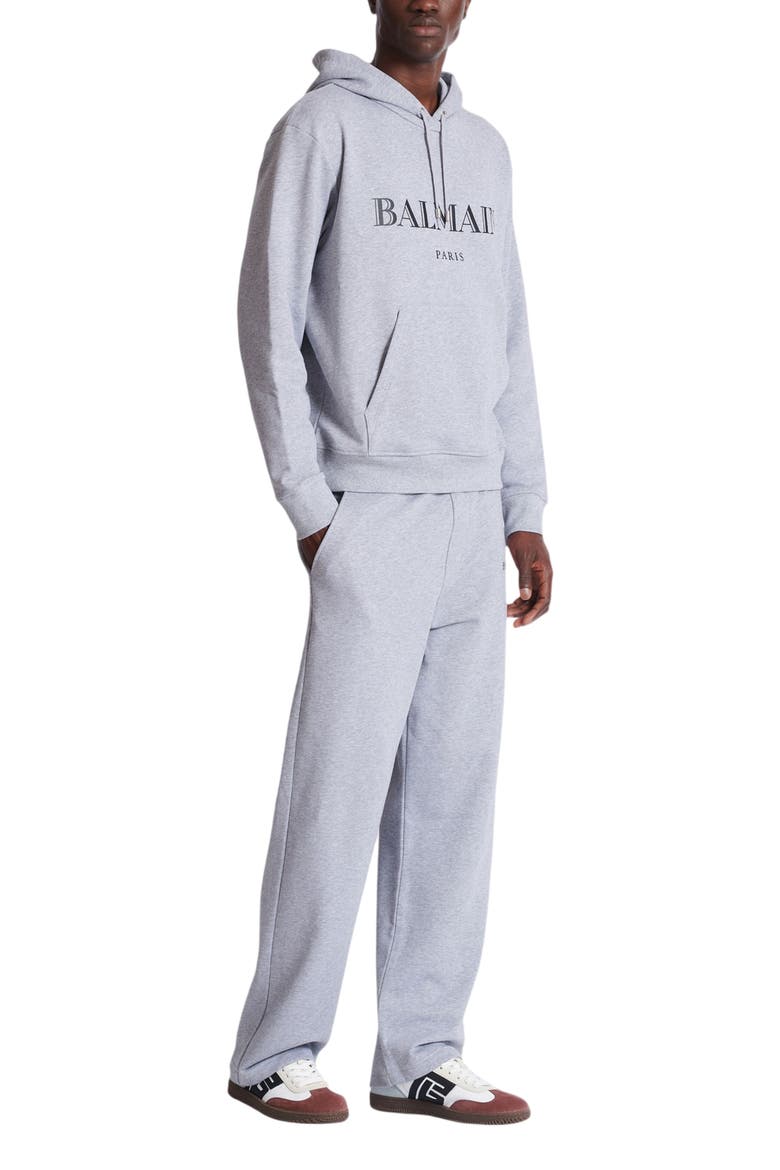 Printed Hoodie, Main, color, grey