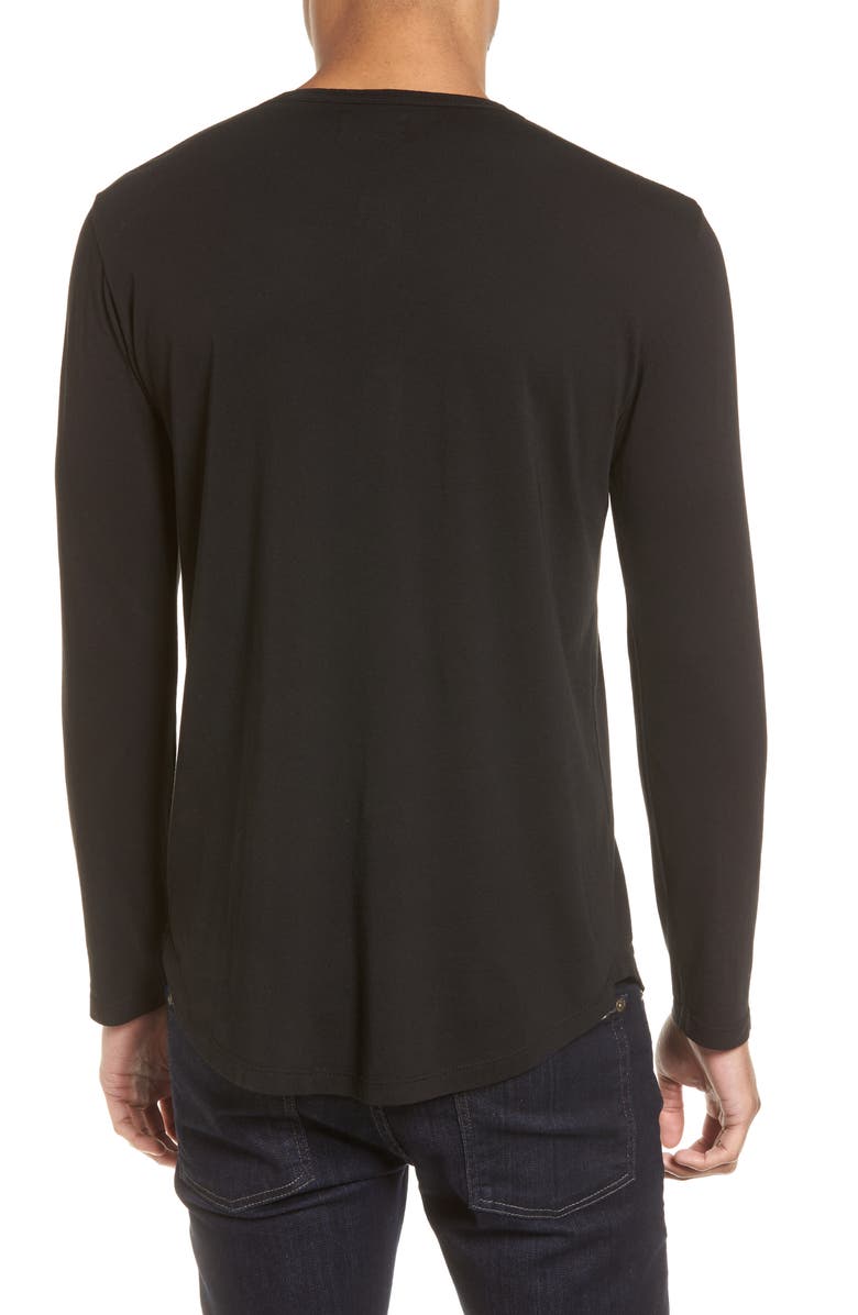 Goodlife Scallop Henley, Alternate, color, 