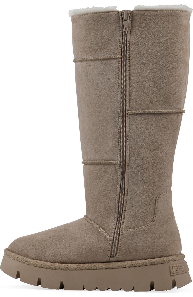 White Mountain Footwear Tru Faux Shearling Boot, Alternate, color, Dark Beige