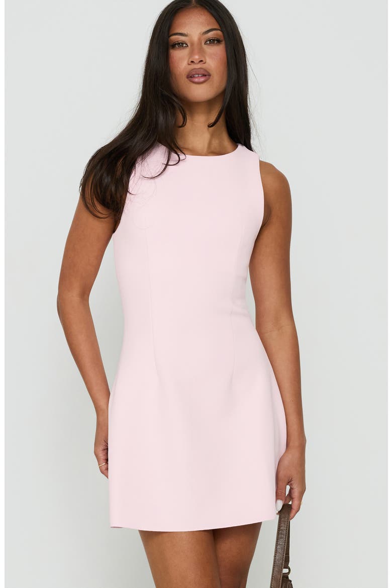 Anse Sleeveless Minidress, Alternate, color, MARSHMALLOW PINK