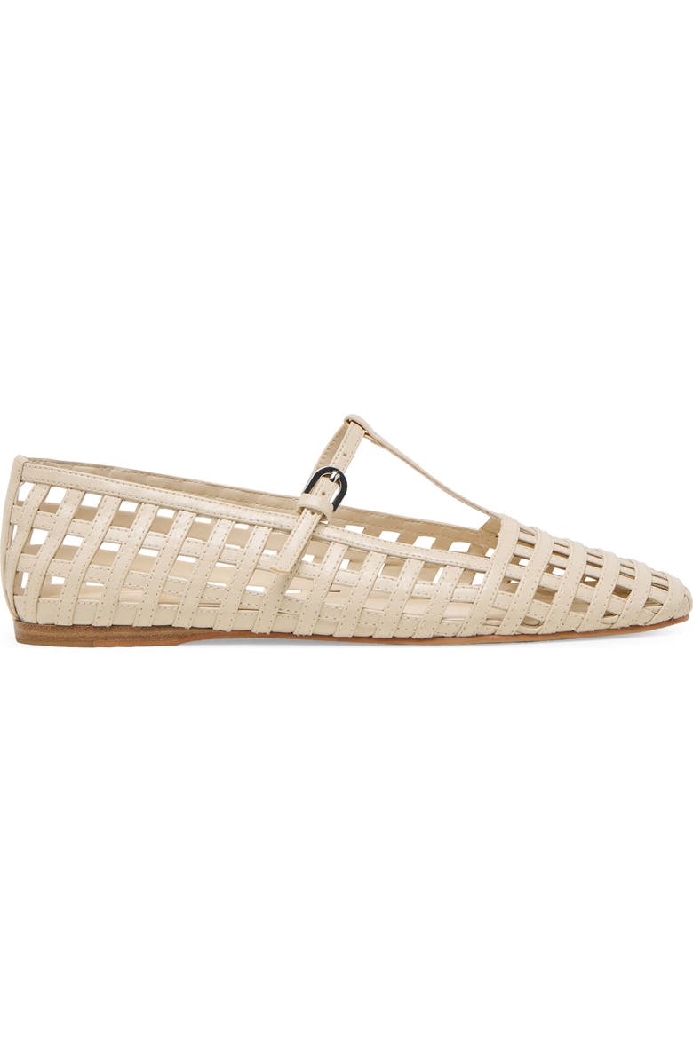 Dolce Vita Rains T-Strap Flat, Alternate, color, Ivory Leather