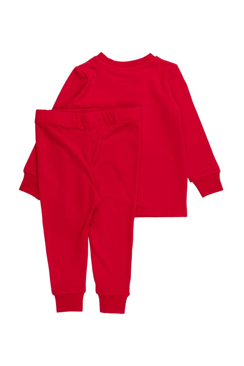 Modal Blend Long Sleeve Pajama Set, Alternate, color, Red