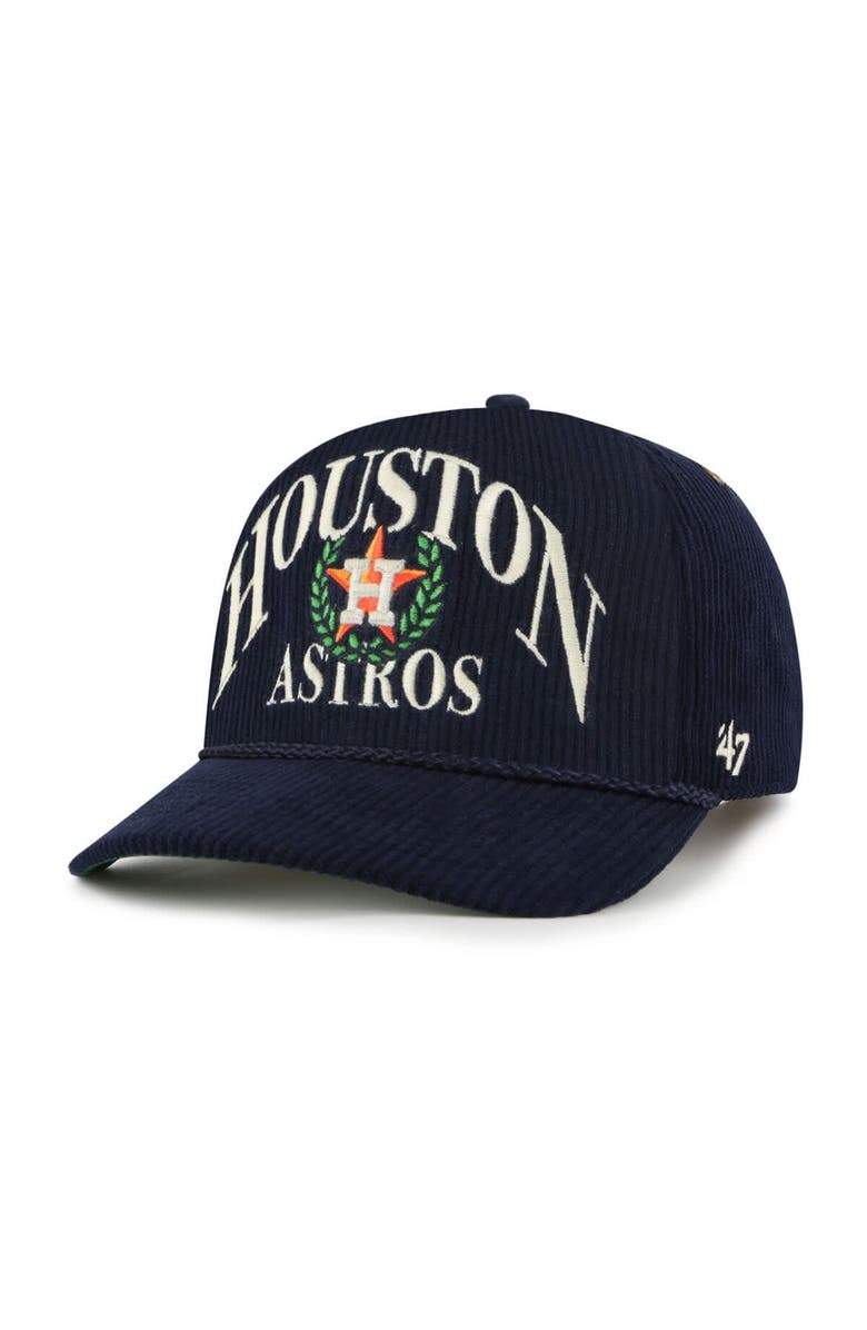 '47 Men's '47  Navy Houston Astros Pitchout Rope Hitch Adjustable Hat, Main, color, Navy
