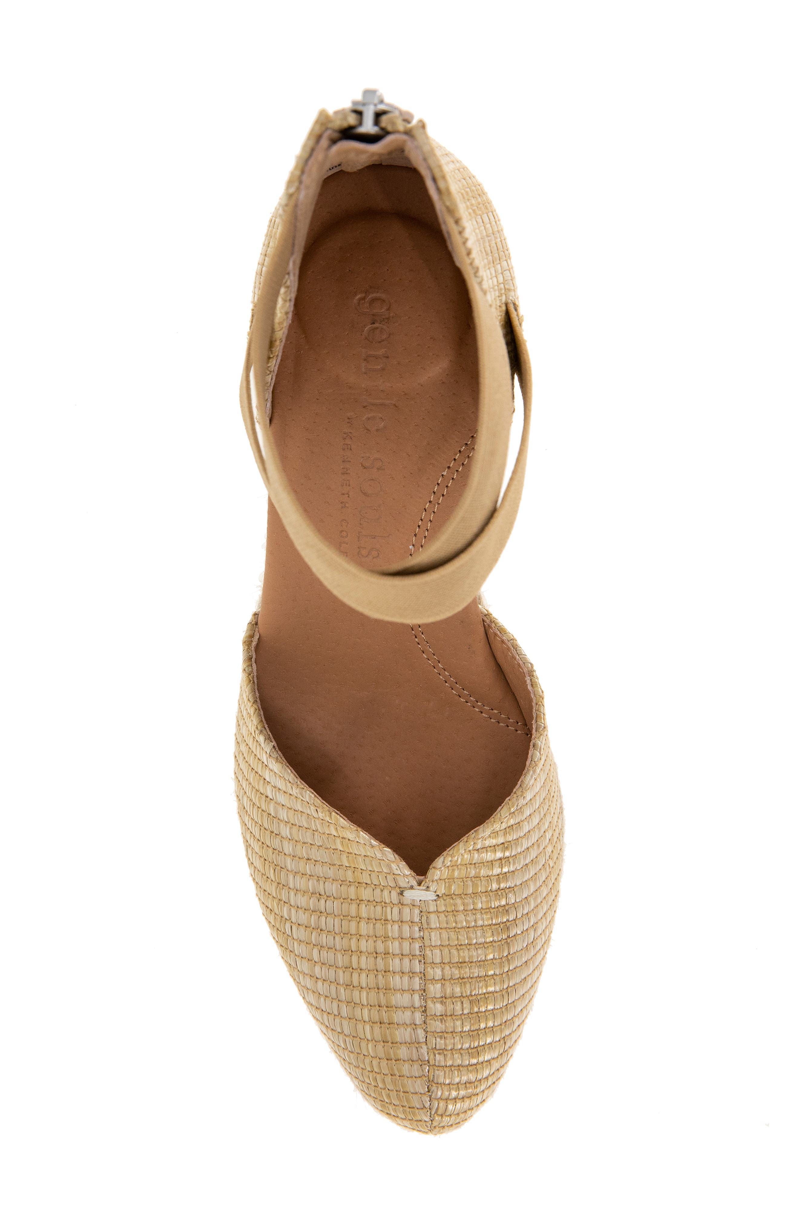 Gentle Souls Orya Espadrille Wedge Sandal, Alternate, color, Natural Raffia