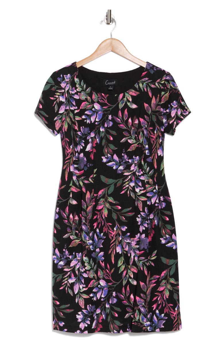 Connected Apparel Short Sleeve Dress, Alternate, color, 