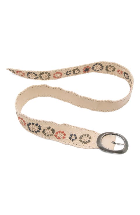 Dreaming Whipstitch Leather Belt