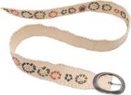 Free People Dreaming Whipstitch Leather Belt