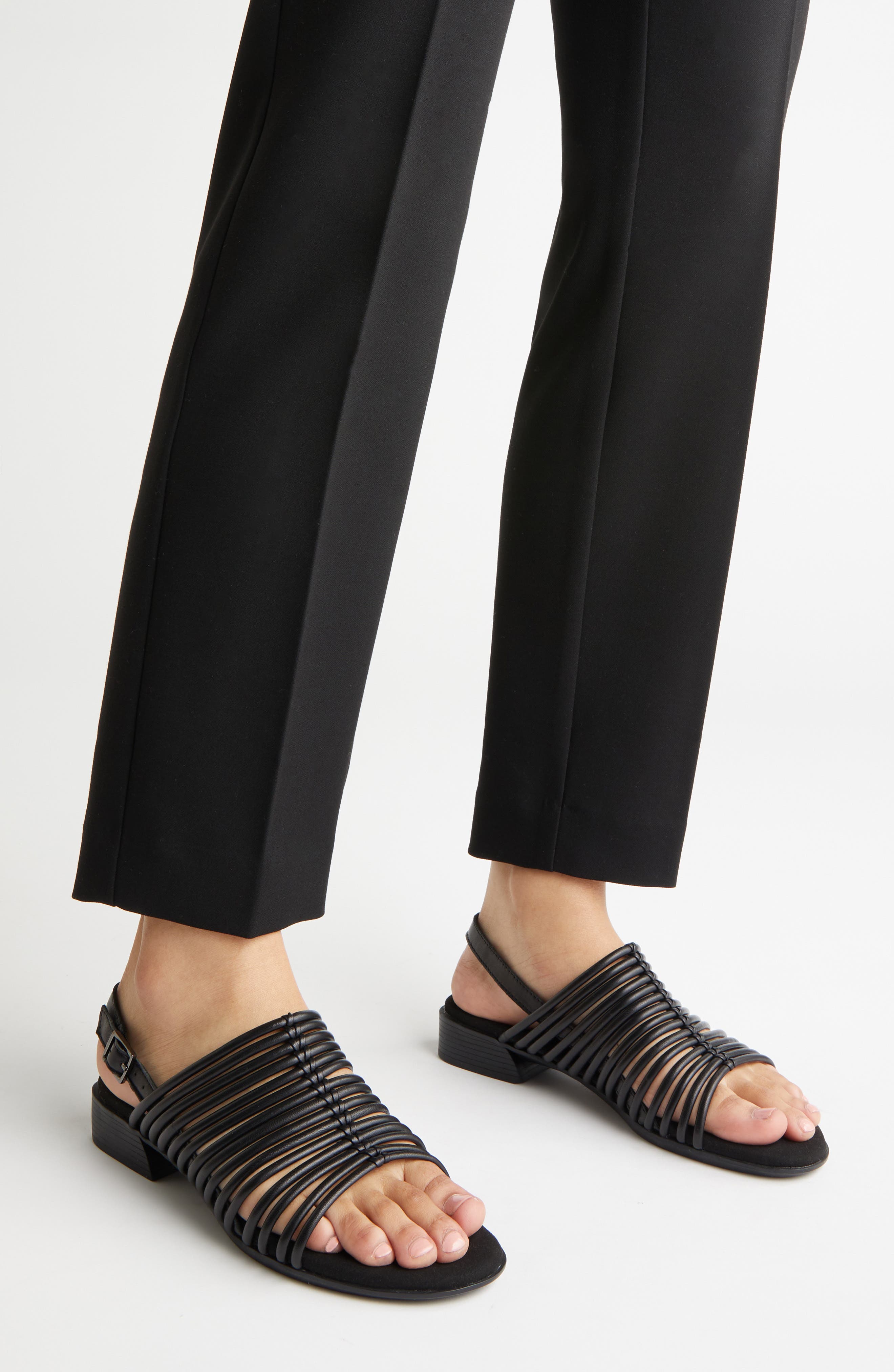 Celia Slingback Sandal, Alternate, color, BLACK