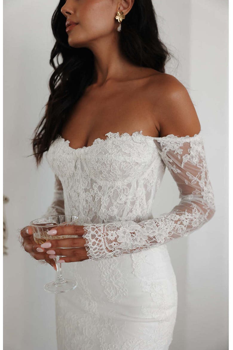 Madeline Mini Dress, Alternate, color, Ivory