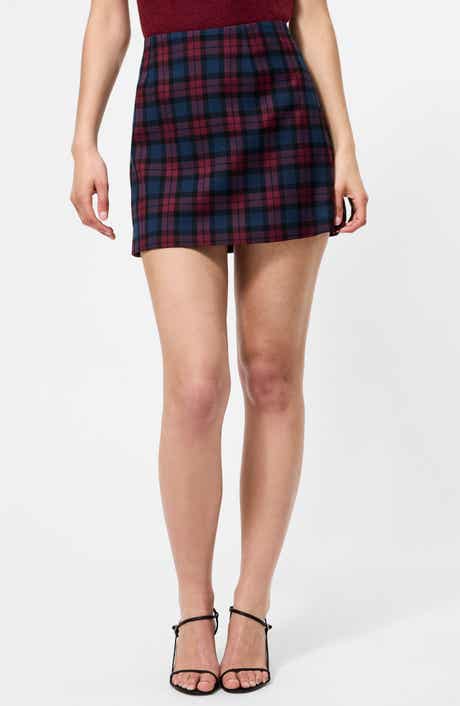 Melba Plaid Miniskirt