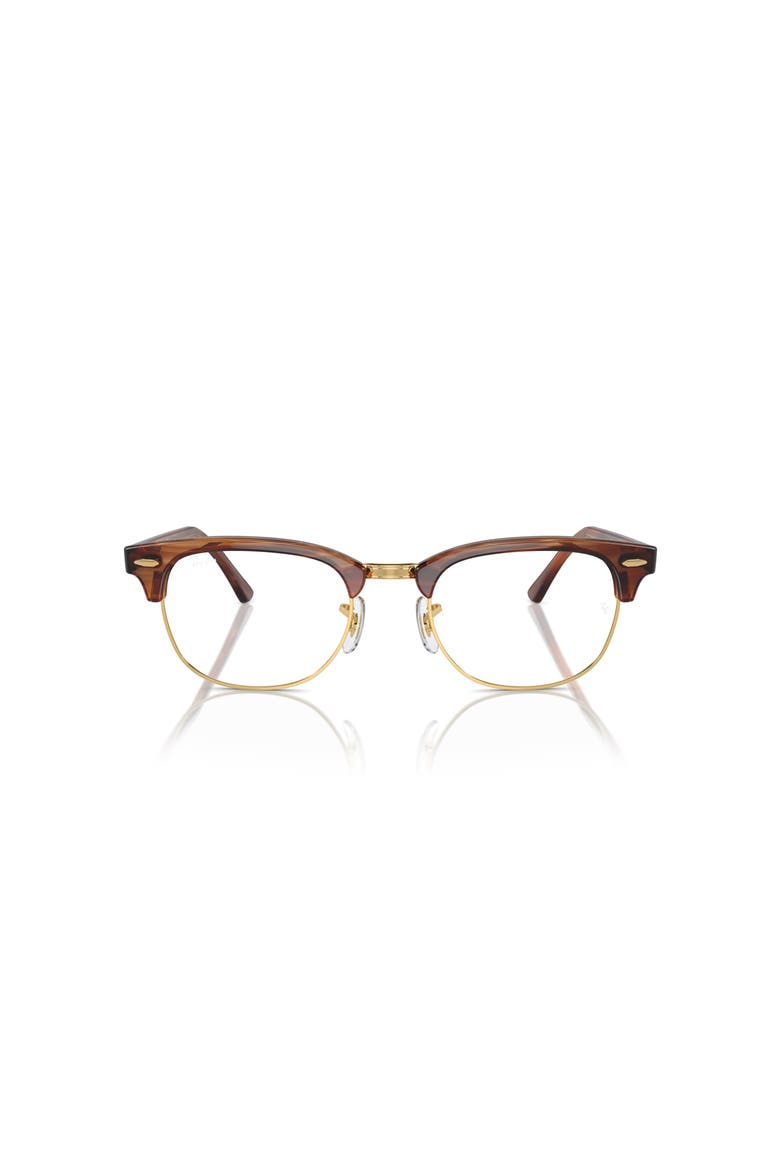 53mm Square optical glasses, Alternate, color, Tortoise