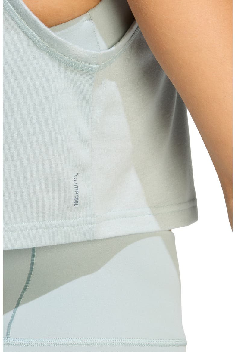 CLIMACOOL Crop Tank Top, Alternate, color, WONDER SAGE