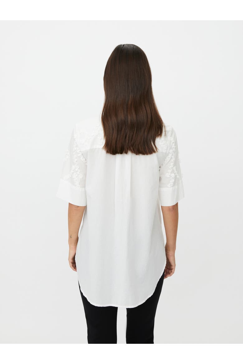 MaGinovelle Embroidered Shirt, Alternate, color, White