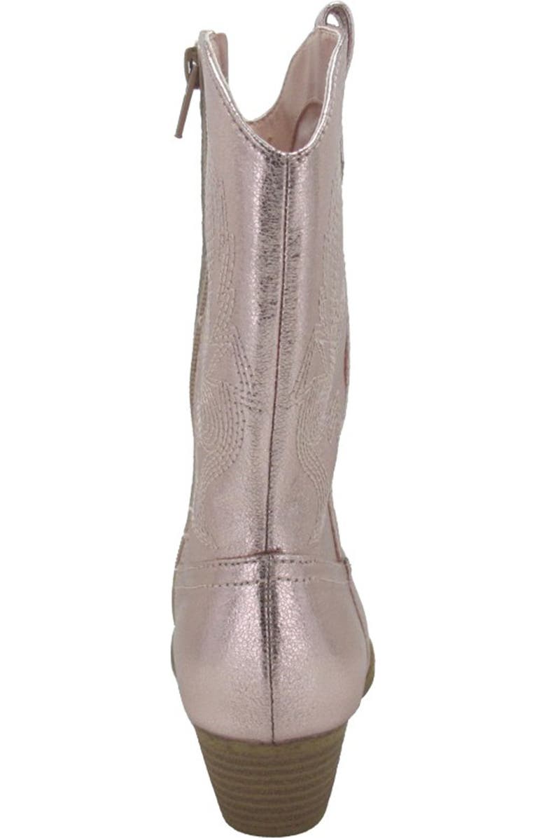 JELLYPOP Kids' Howdy Western Boot, Alternate, color, Light Pink