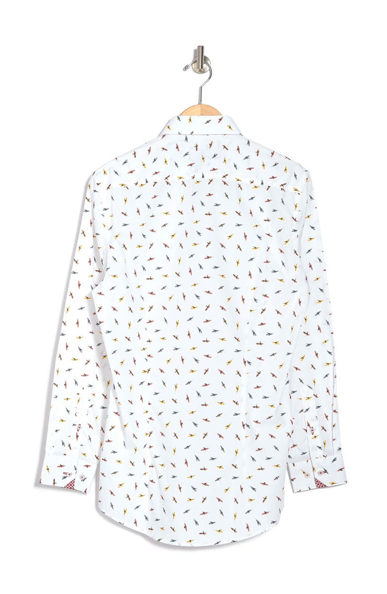 SOUL OF LONDON Printed Dress Shirt, Alternate, color, 