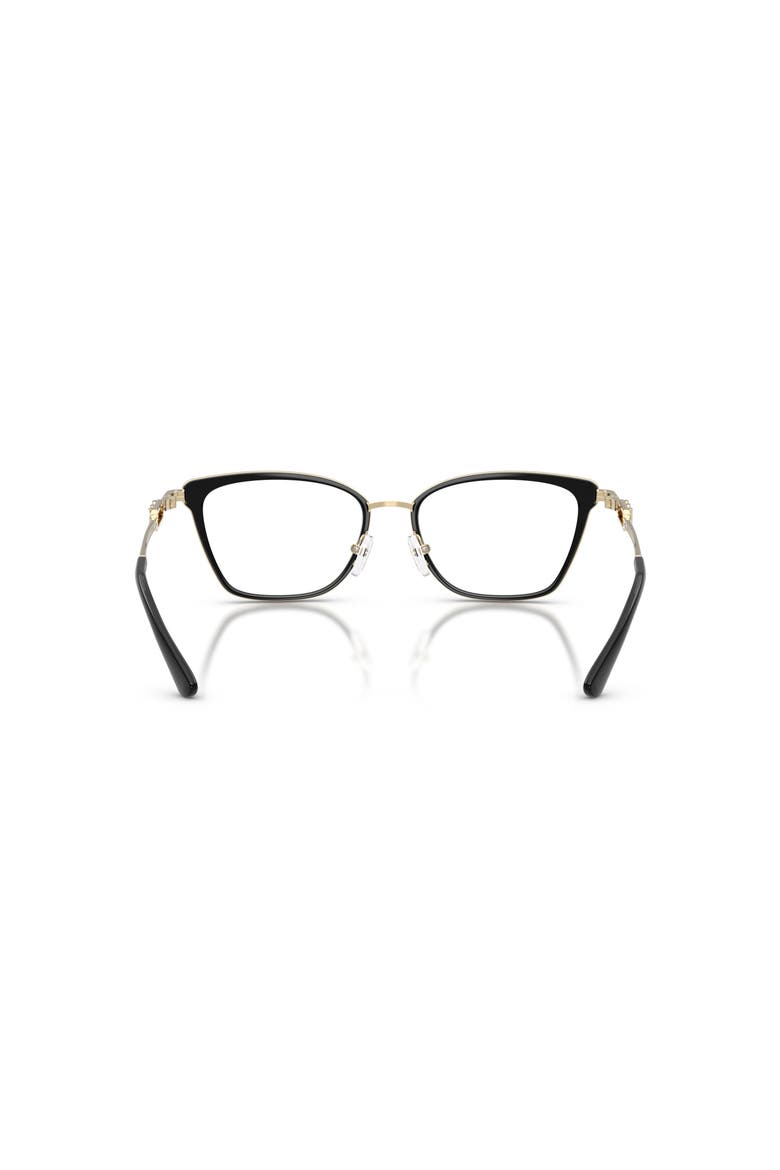 54mm Rectangle optical glasses, Alternate, color, Black