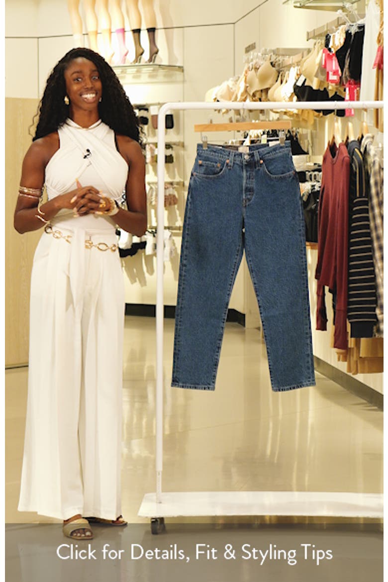 501® High Waist Crop Straight Leg Jeans video