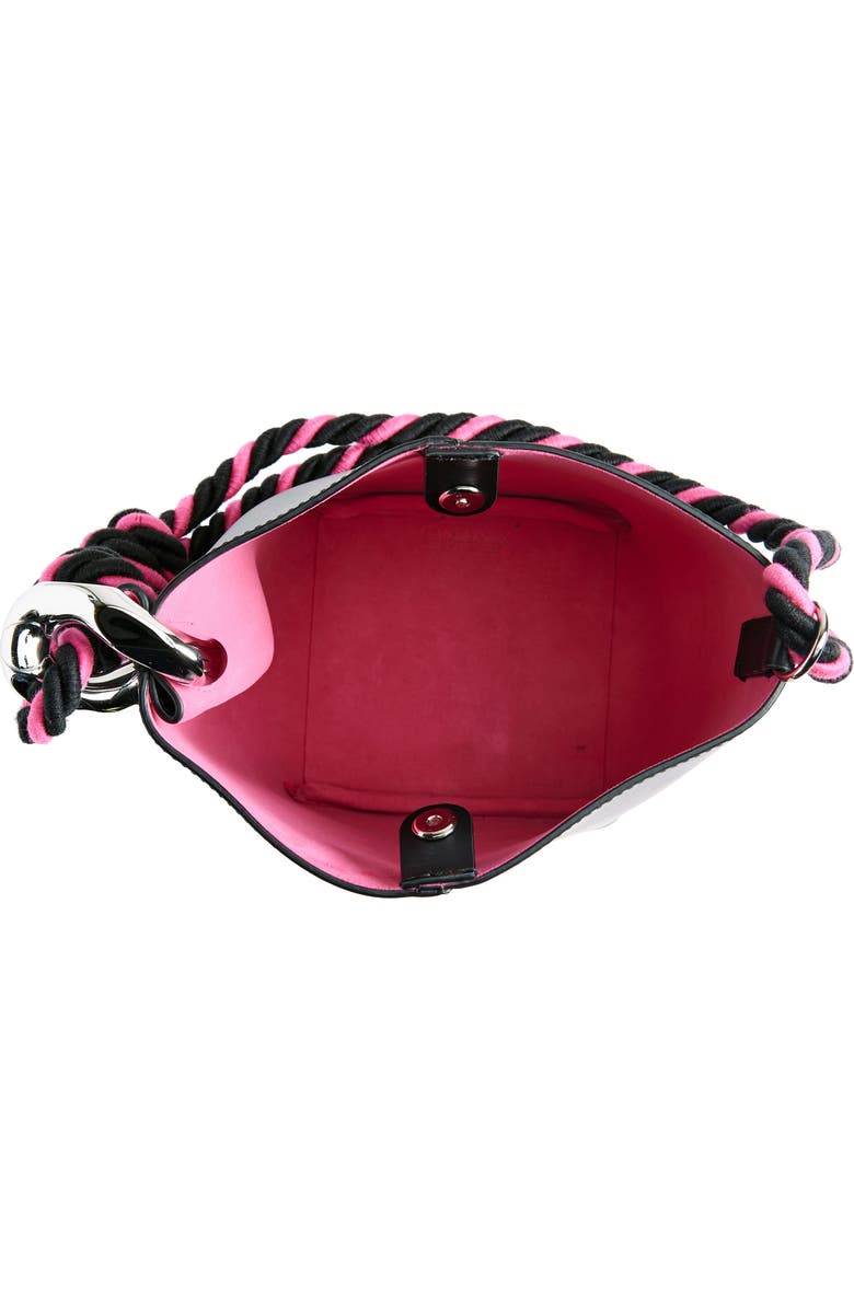 JW Anderson The JWA Small Corner Leather Bucket Bag, Alternate, color,