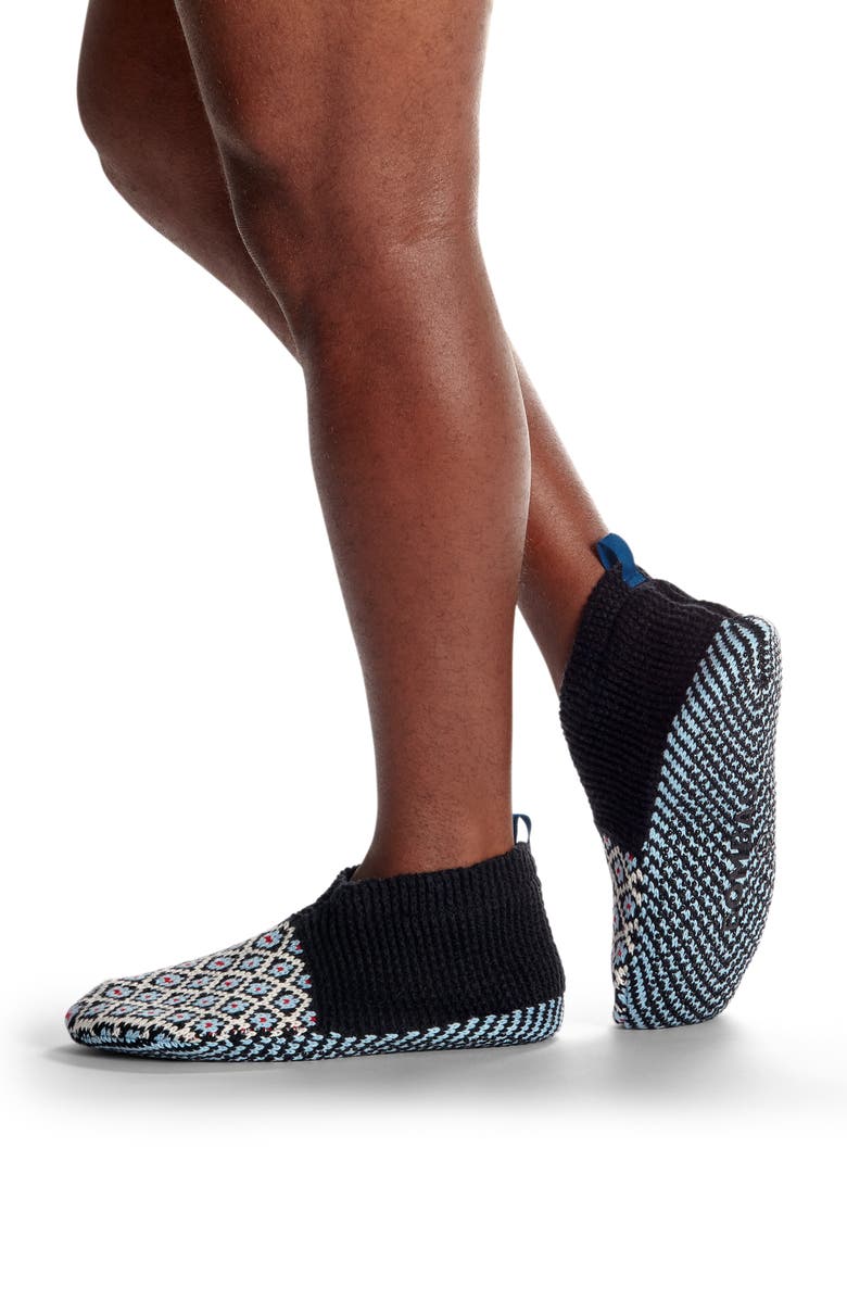 Bombas Snowed In Fair Isle Gripper Slippers, Main, color,