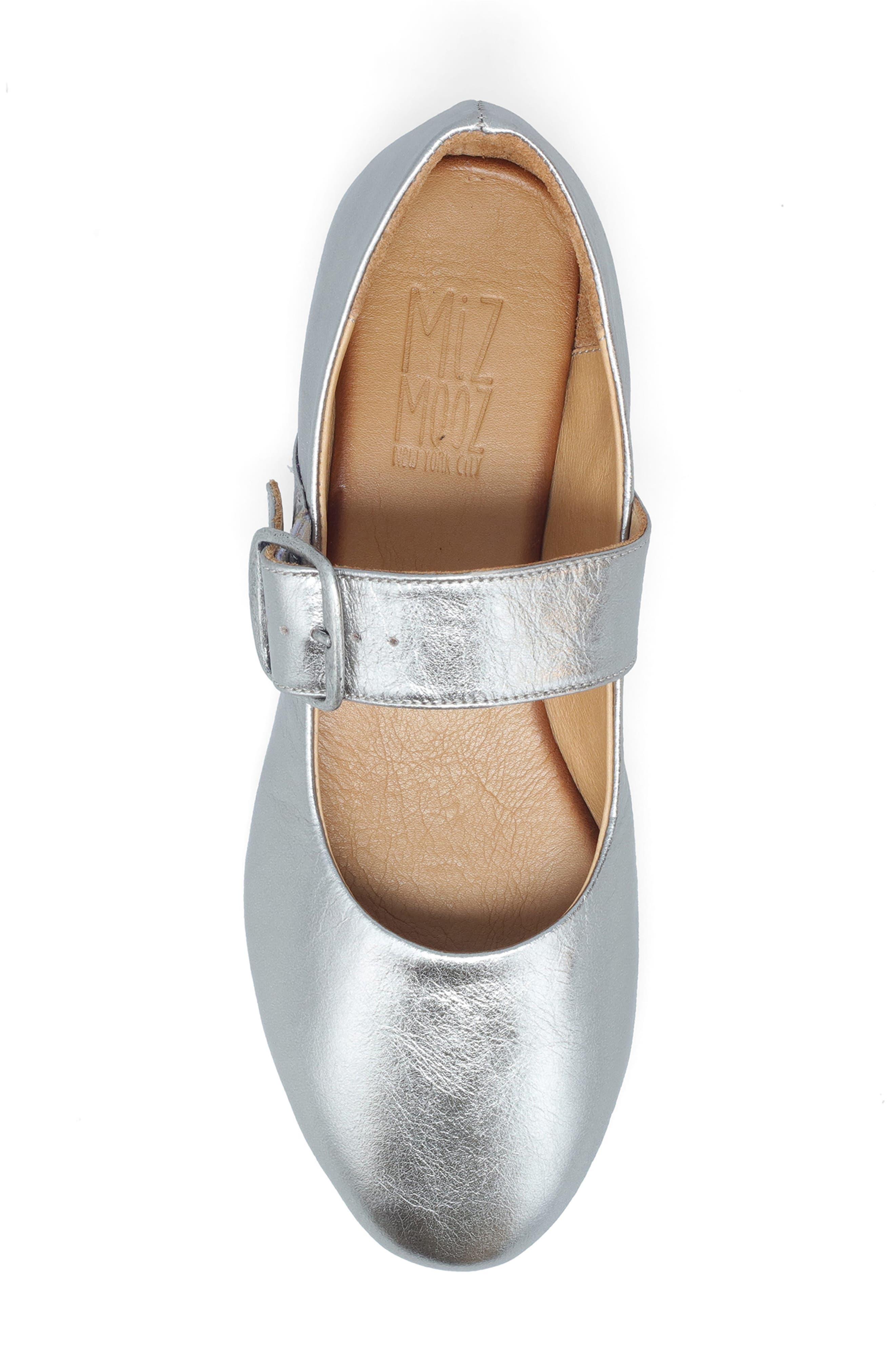 Kaity Mary Jane Flat, Alternate, color, PEWTER