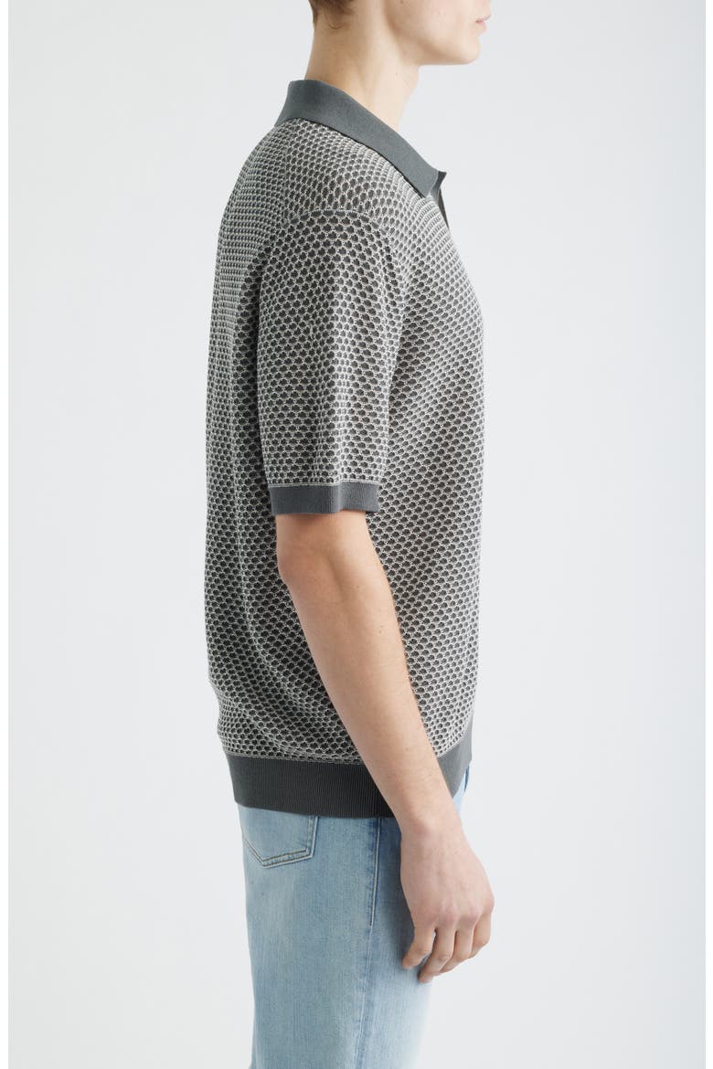 Johnny Collar Sweater Polo, Alternate, color, STORMY SPRUCE