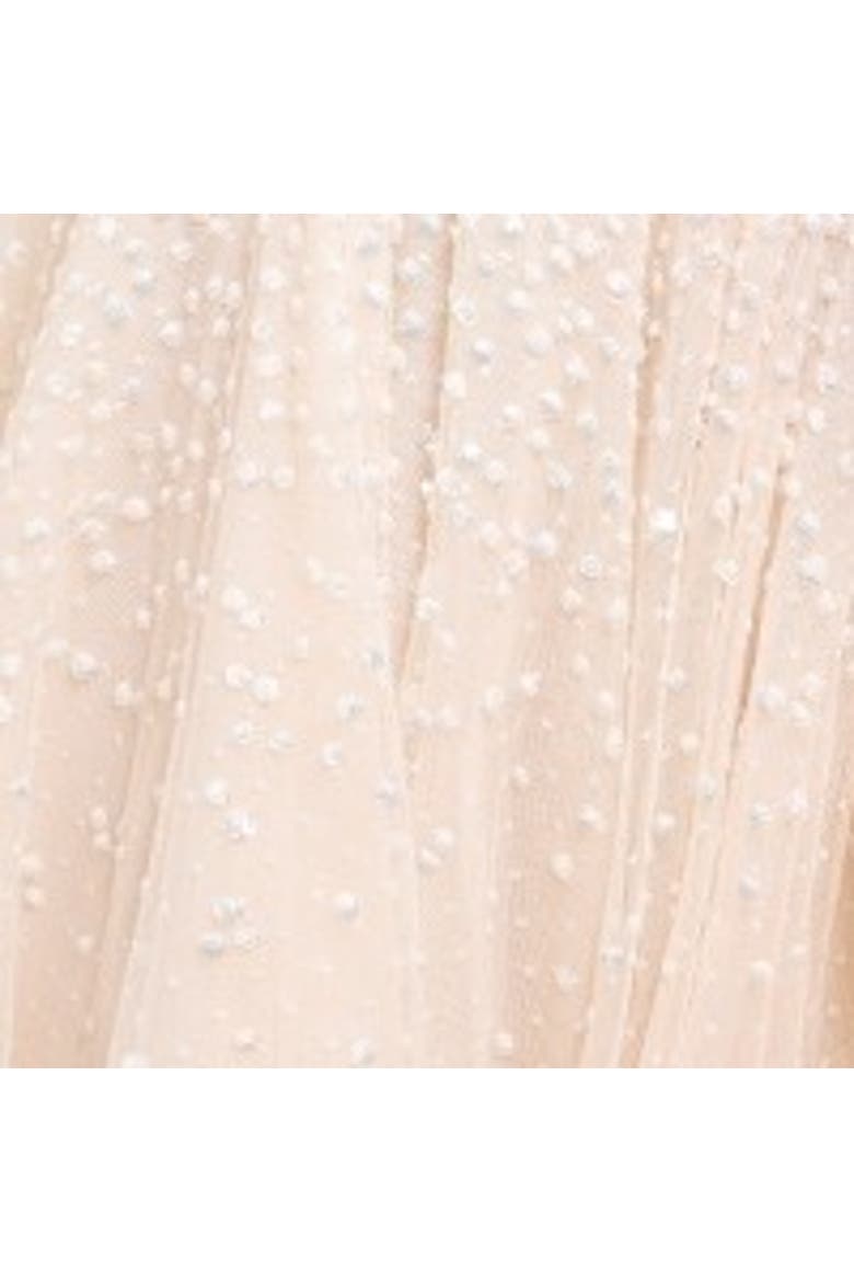 Dappled Sequin Short Cape Kids DressLittle Kid, Big Kid, Alternate, color, Cream
