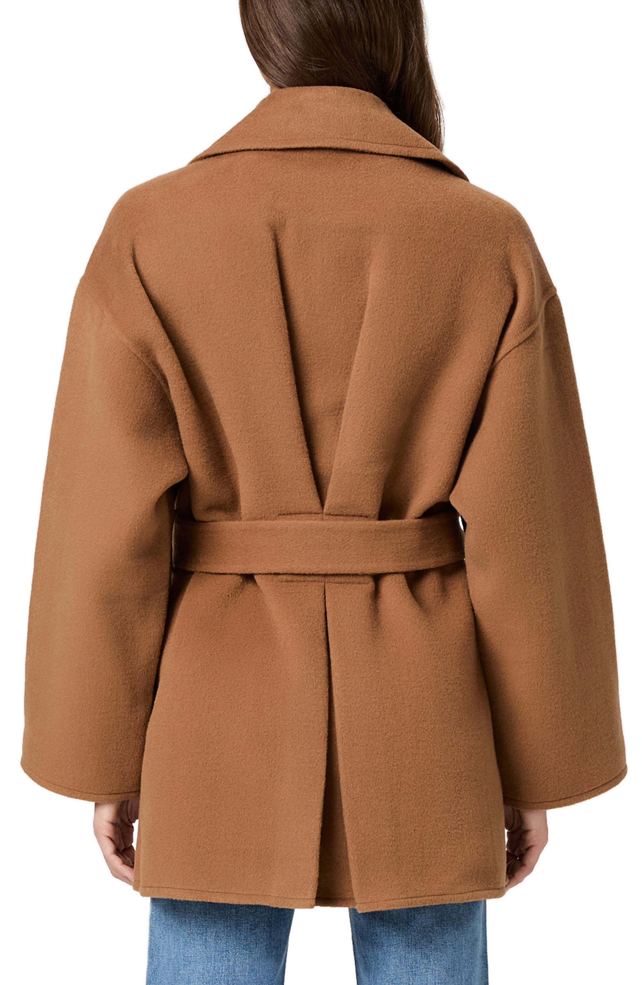 Connery Belted Wool Blend Coat - image 2