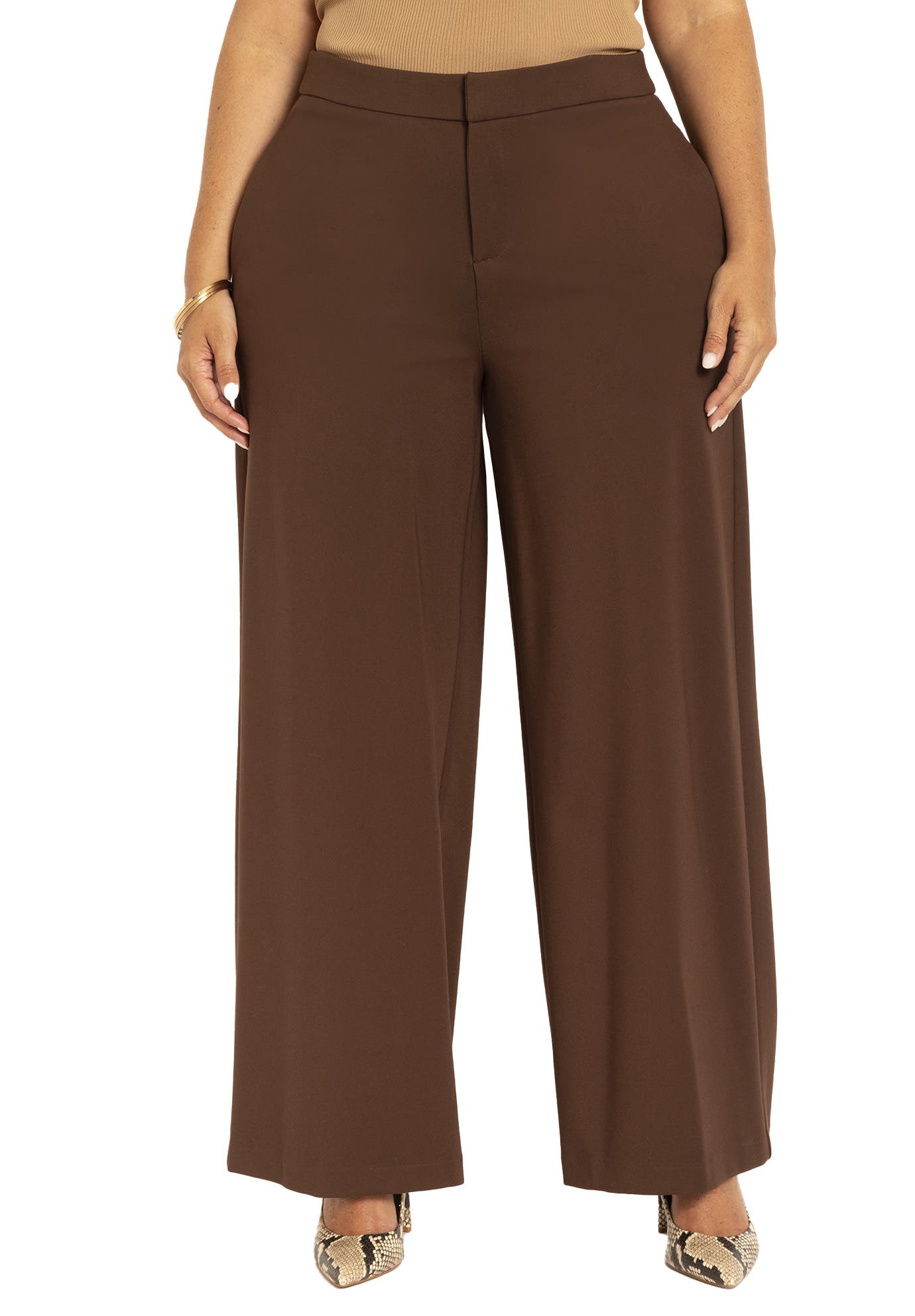 The Ultimate Stretch Wide Leg Work Pant