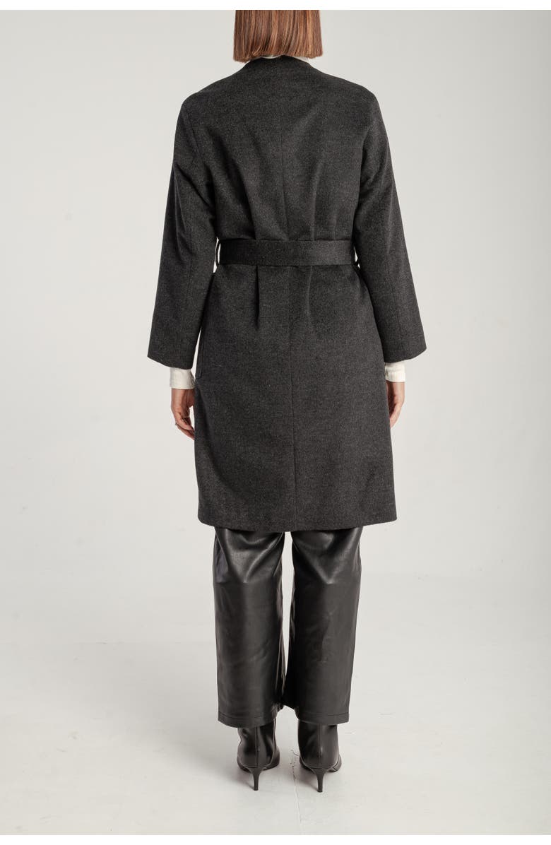 1982 Cashmere Belted Lapel Coat, Alternate, color, Mid Grey