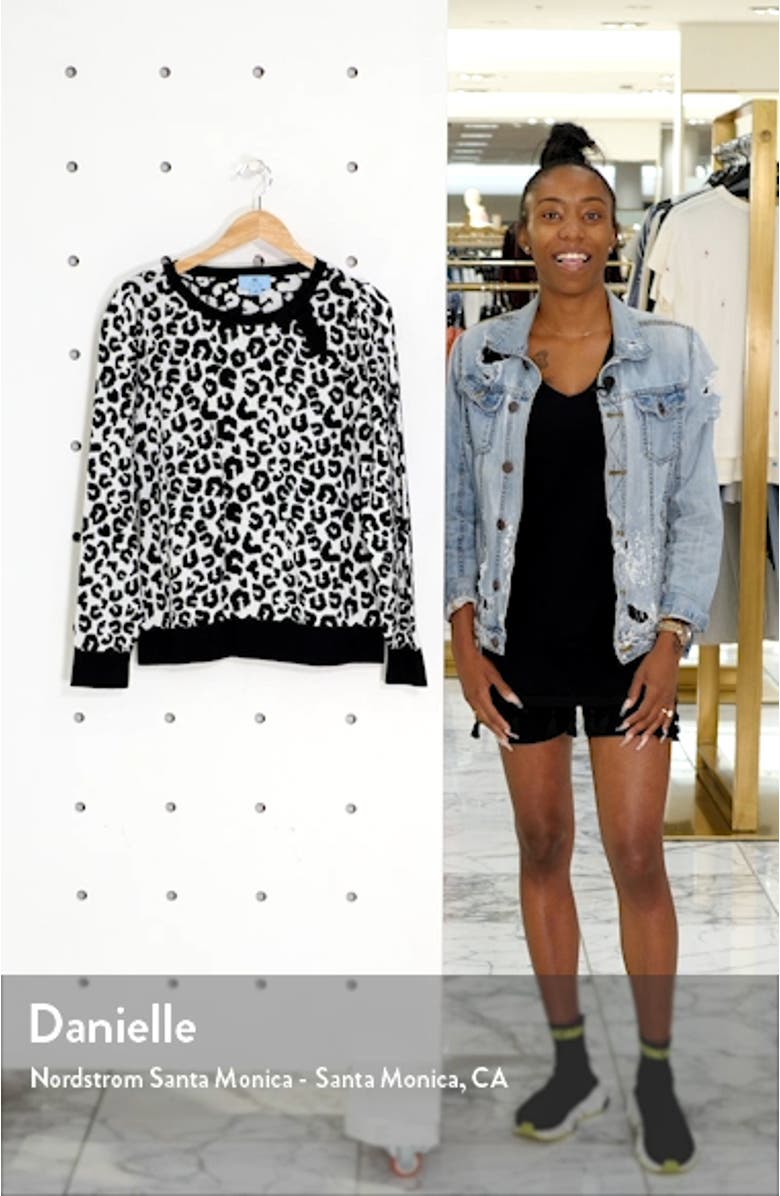 Leopard Cotton Sweater, sales video thumbnail