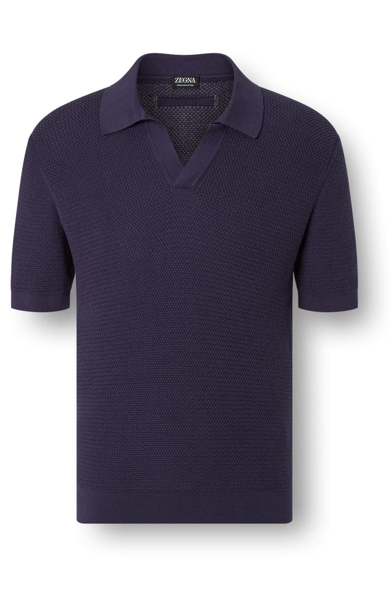 ZEGNA Premium Cotton Polo Shirt, Alternate, color, 