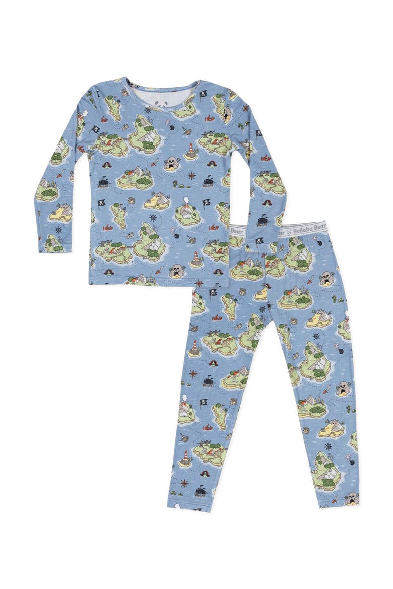 Kids' Pirate Cove Set of 2 Piece Pajamas, Main, color, Pirate Cove