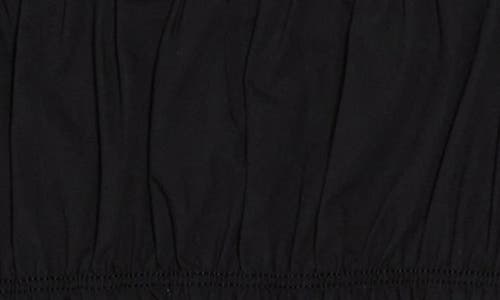 Elodie Shirred Peplum Top