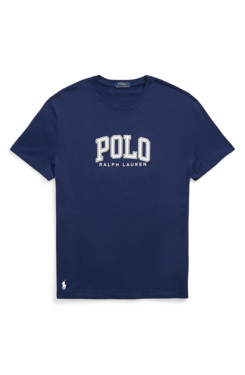 Polo Ralph Lauren Cotton Jersey Graphic T-Shirt, Alternate, color, Cruise Navy