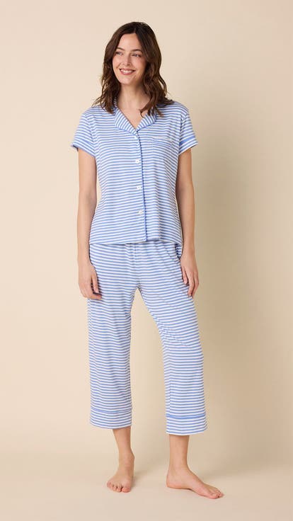 Pima Knit Capri Set