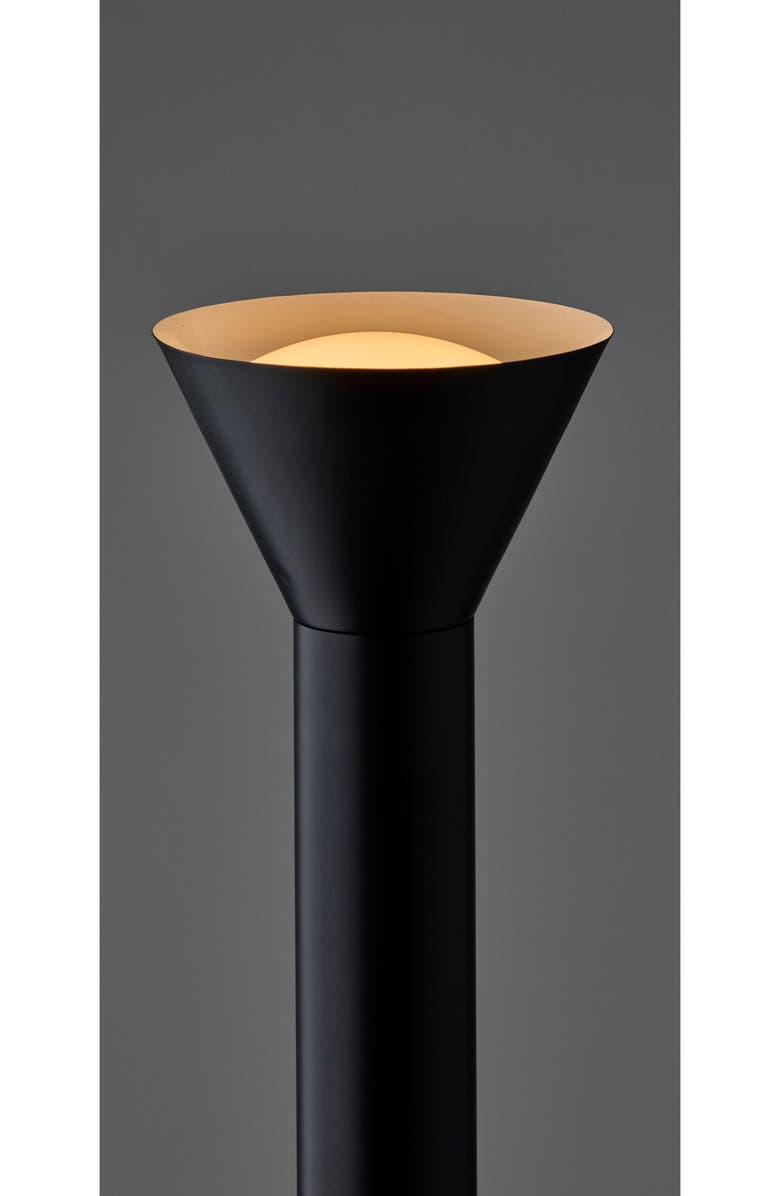 ADESSO LIGHTING Greer LED Torchiere Lamp, Alternate, color, Black