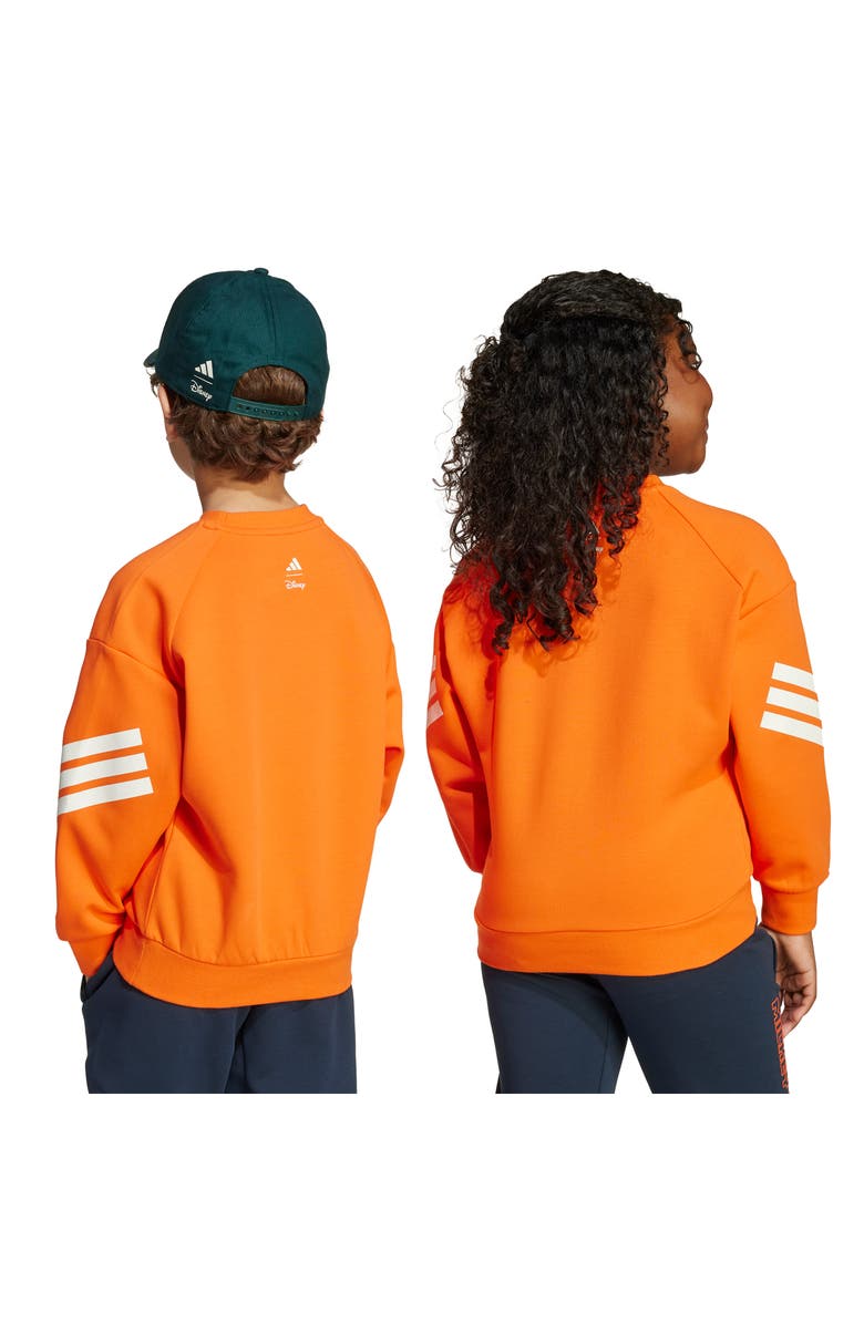 adidas Originals Kids' x Disney Mickey Mouse Sweatshirt, Alternate, color, Seimor/Owh